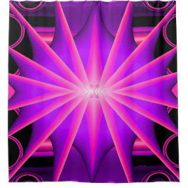 Cortina De Ducha Diversión de luz negra...