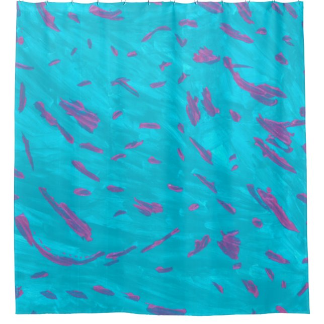 Cortina de ducha divertida de agua (Anverso)