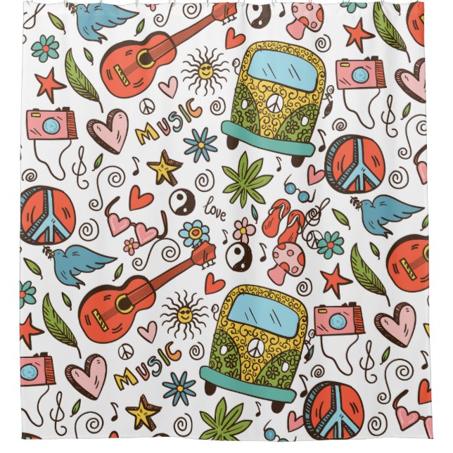 cortina de ducha divertida para niños (Anverso)