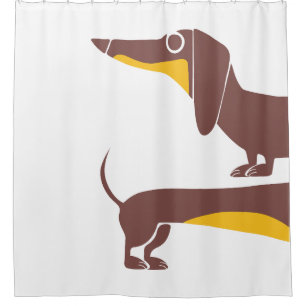 Cortina De Ducha Divertido dachshund lindo para padres de perros la