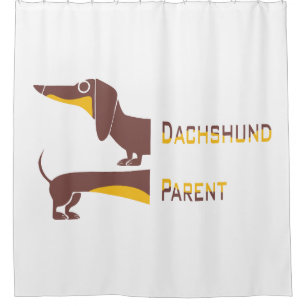 Cortina De Ducha Divertido dachshund lindo para padres de perros la