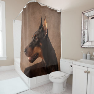 Cortina De Ducha Dobermann - Pinscher del Doberman