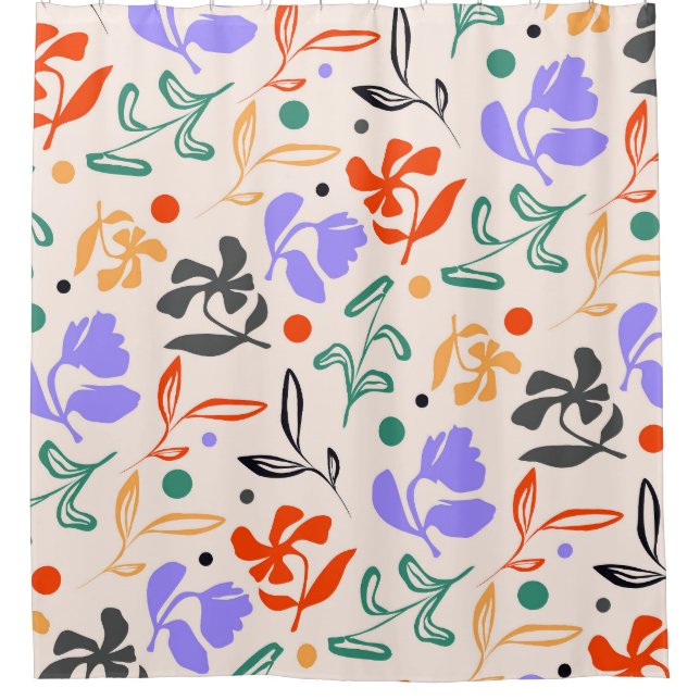 Cortina De Ducha Doodle Garden (Anverso)