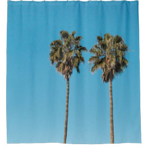 Cortina De Ducha Dos cocoteros verdes