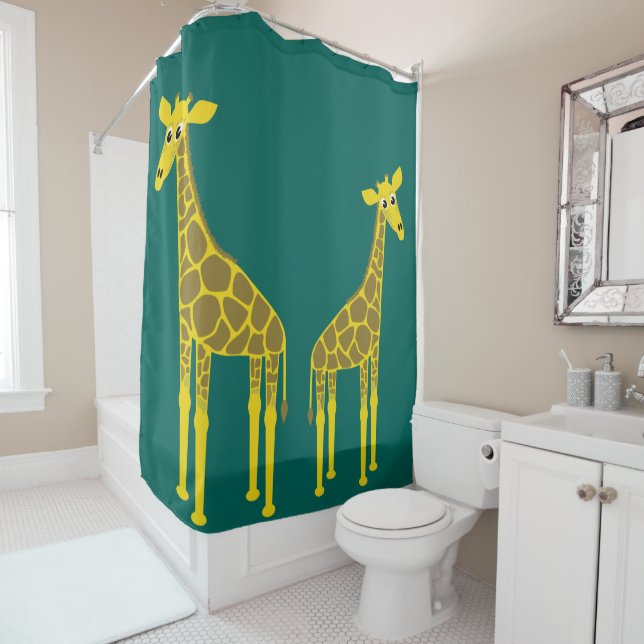 Cortina De Ducha Dos jirafas (In situ)