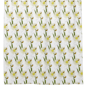 Cortina De Ducha Dos pequeñas y lindas abejas