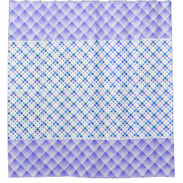 Cortina De Ducha Dos triangulares azul