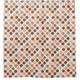 Cortina De Ducha Dosis de color de agua retro boho neutrales
