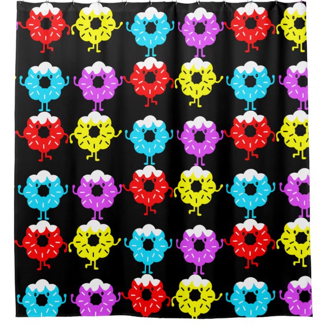 Cortina De Ducha Doughnut Donut Lovers (Anverso)