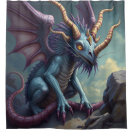 Cortina De Ducha 🔥 Drachenwelt – Das Reich der Lüfte und Flammen