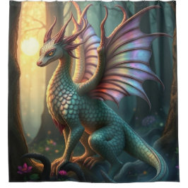 Cortina De Ducha 🔥 Drachenwelt – Das Reich der Lüfte und Flammen