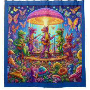 Cortina De Ducha Dragon Band Jam