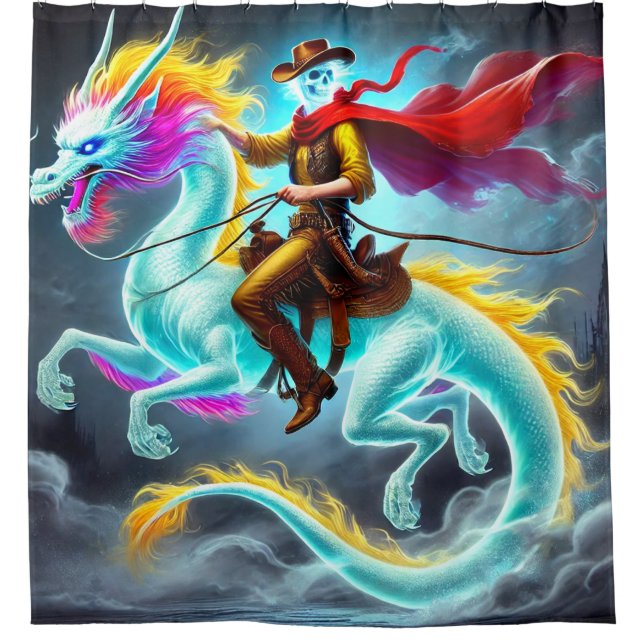 Cortina De Ducha Dragon Ghost Rider (Anverso)