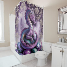 Dragón gótico místico púrpura