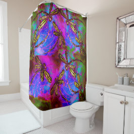 Cortina De Ducha Dragonfly HIppy Flit