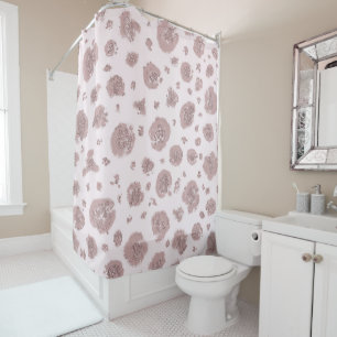 Cortina De Ducha Ducha con Estampado de Guepardo Leopardo Rosa Sonr