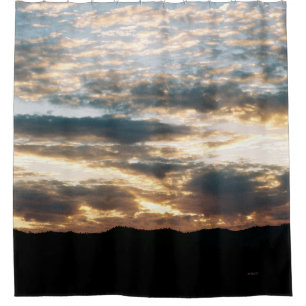 Cortina De Ducha Dusk nublado......