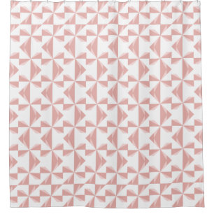 Cortina De Ducha Dusty Rosa PinWheel