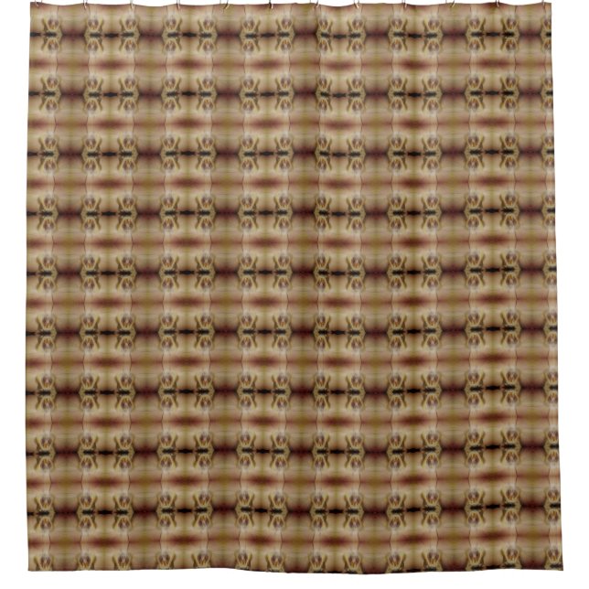 Cortina de ducha Eagle Orchid Ikat San (Anverso)