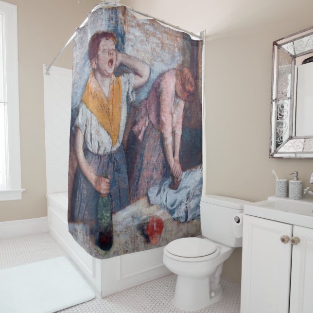 Cortina De Ducha Edgar Degas - Planchado femenino (In situ)