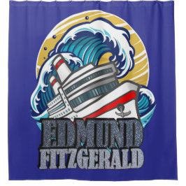 Cortina De Ducha Edmund Fitzgerald | Tributo al Barco Legendario