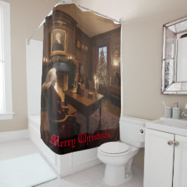 Cortina De Ducha El acogedor rincón de Santa