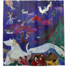 Cortina De Ducha El Arca 1 del Impresionista Moderno Noah