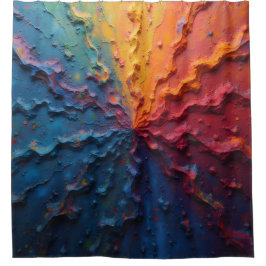 Cortina De Ducha El arcoiris gira en torno a las cosas