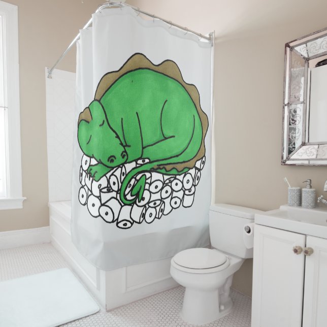 Cortina De Ducha El capricho del dragón (In situ)