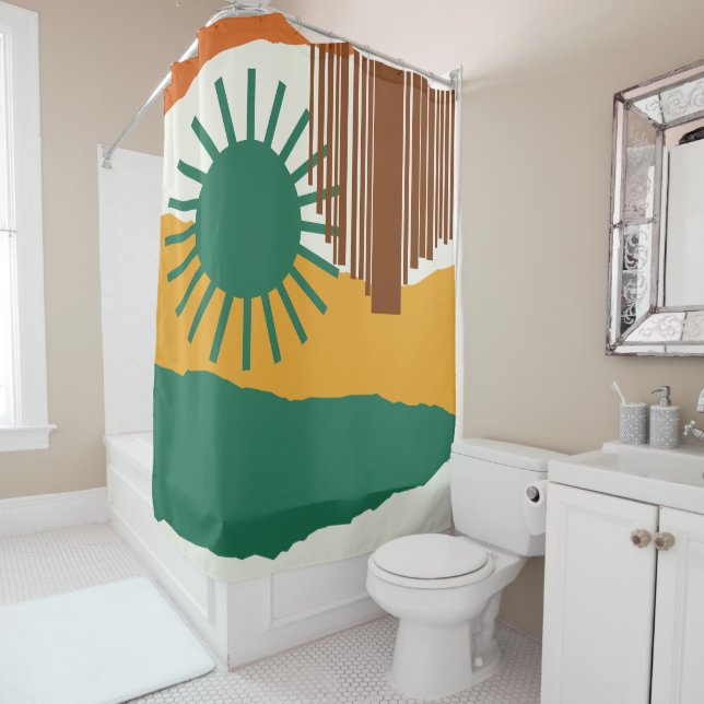 Cortina De Ducha El cielo cae 2 (In situ)