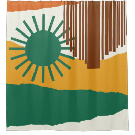 Cortina De Ducha El cielo cae 2