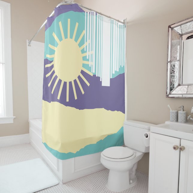 Cortina De Ducha El cielo cae 3 (In situ)