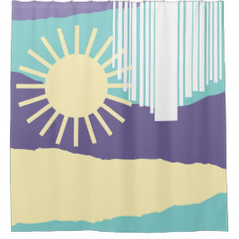 Cortina De Ducha El cielo cae 3