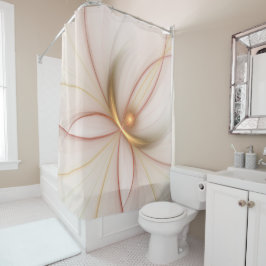 Cortina De Ducha El Cobre Noble Y El Oro Resumen Del Arte Fractal M