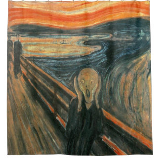 Cortina De Ducha El grito por la pintura del ~ de Edvard Munch