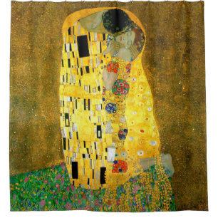 Cortina De Ducha El ~ Gustavo Klimt del beso