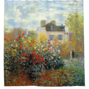 Cortina De Ducha El Jardín del Monet en el Bella Artes Argenteuil