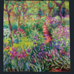 Cortina De Ducha El jardín Iris de Claude Monet<br><div class="desc">El jardín Iris de Claude Monet.
Visita mi tienda para un diseño más interesante y más elección de color => zazzle.com/colorfulworld*</div>