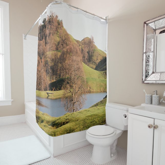 Cortina De Ducha El lago........ (In situ)