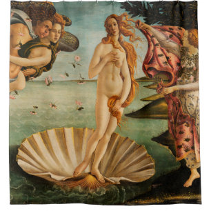 Cortina De Ducha El nacimiento de Botticelli de Venus