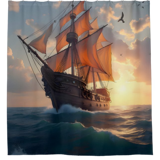 Cortina De Ducha El Orgullo del Capitán (Anverso)