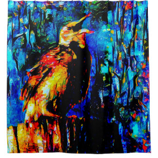 Cortina De Ducha El pájaro solitario 2