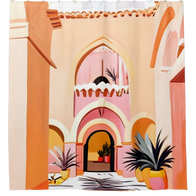 Cortina De Ducha El patio (Anverso)