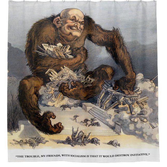 Cortina De Ducha El problema del socialismo de 1910 (Anverso)