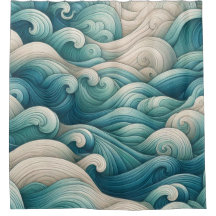 El remolino de olas del océano del estudio en casa