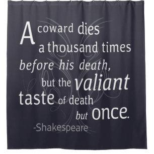 Cortina De Ducha El Valiant muere pero una vez Shakespeare