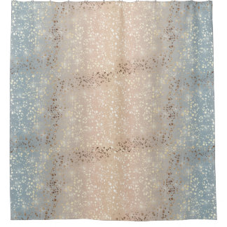 Cortina De Ducha El vintage acalló la chispa del Relieve metalizado