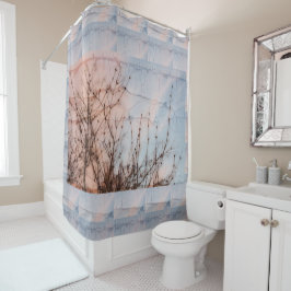 Cortina De Ducha Elder Branches Silhouette