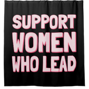 Cortina De Ducha Elecciones Feministas - Apoyar a Mujeres que Lider