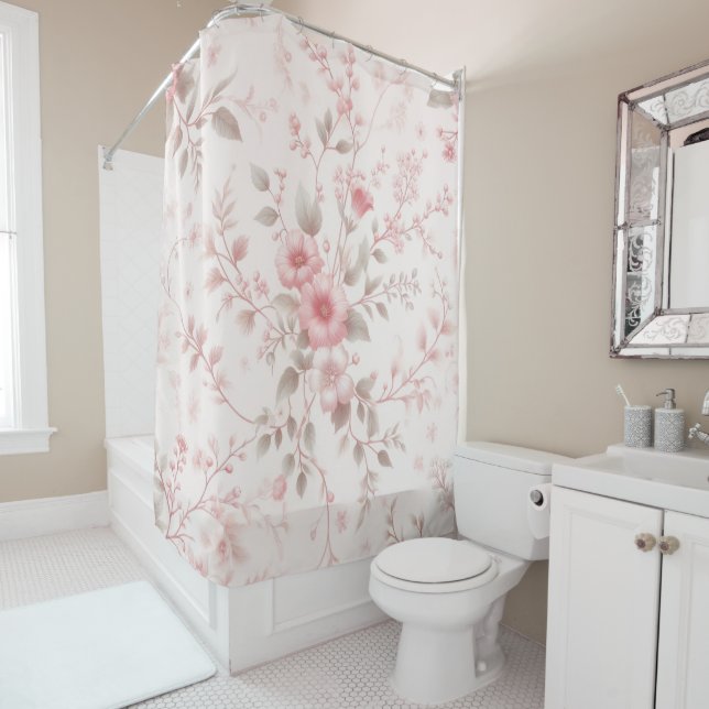 Cortina De Ducha Elegancia floral (In situ)